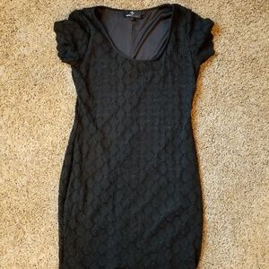 Black lace dress